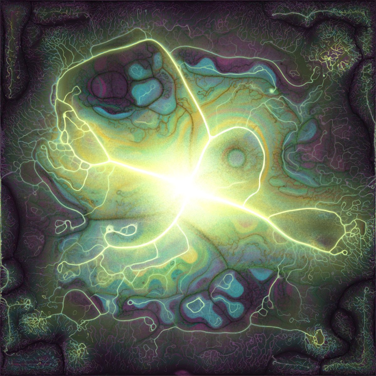 thefunnyguysNFT's tweet image. “XENOBIONT: 5_Life” by @gengeomergence and @hubstruct 👏