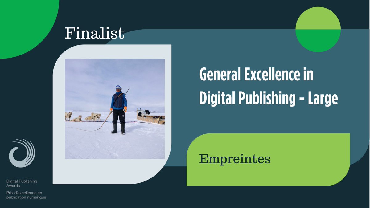 DPAwards's tweet photo. Empreintes est finaliste pour l'Excellence générale en publication numérique #DPA23 ! Bravo à toute l'équipe! https://t.co/auhLSgk1jP https://t.co/sDy3FTQsj4