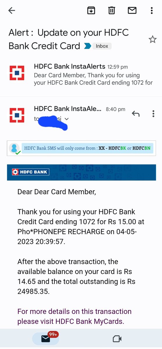 subhasji's tweet photo. @HDFC_Bank @HDFCBank_Cares @HDFCBankNews please find attached and it's very evident that still the issue is resolved https://t.co/AMFOtfI0Jb
