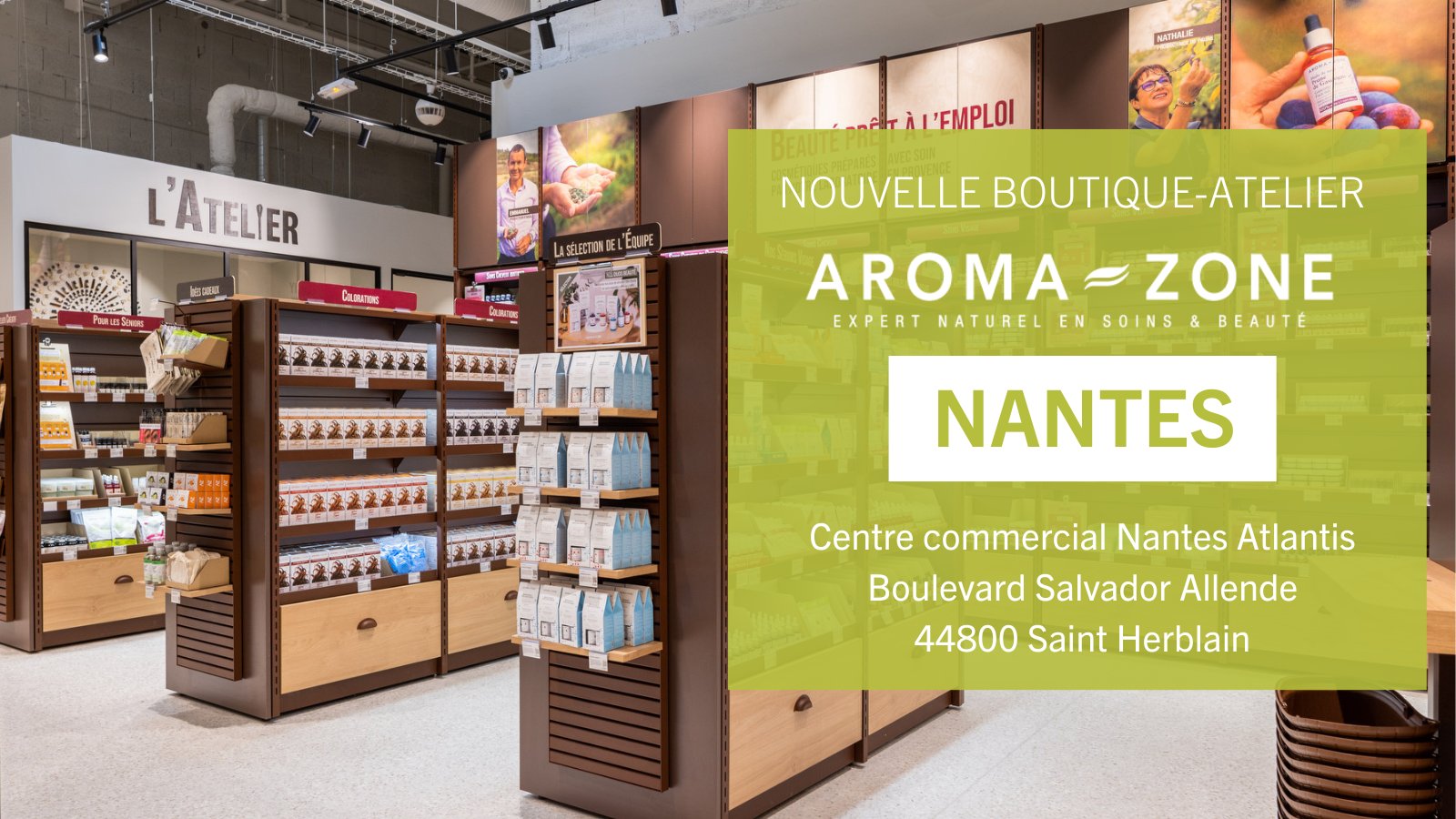 Aroma-Zone ouvre une première boutique en Belgique, Beauté