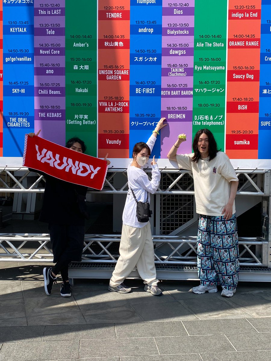 keeeeta0813's tweet photo. VIVALAROCK2023。
VAUNDY優勝。
最高すぎた。 https://t.co/MzVhdMGsda