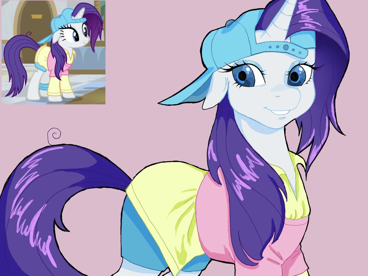 forestiell's tweet photo. rarity in her little fits hehe https://t.co/dYy1f5YvTY