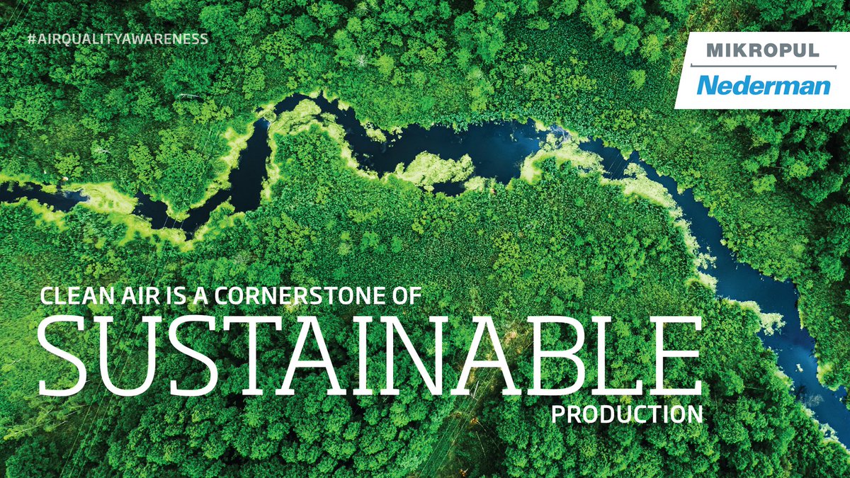 Worldwide, the Nederman Group contributes to reducing the climate footprint &amp; environmental impact through our products. Clean air is a cornerstone of sustainable production!

#AirQualityAwareness #CleanAir #CleanAirCompany #Nederman #NedermanGroup #Worldwide #MikroPul