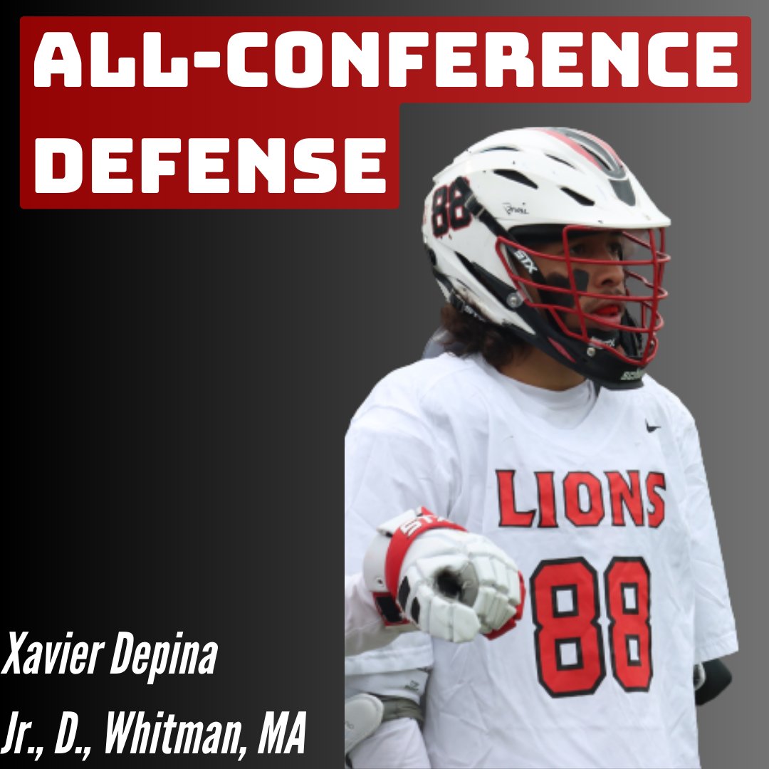 Our final all conference selection is JR. defender and captain Xavier Depina. X is a workhorse on/off the field and always leads by example. He matches up against each team's #1 offensive threat and brings intensity and grit everyday. Grateful to have X as a captain of our team!