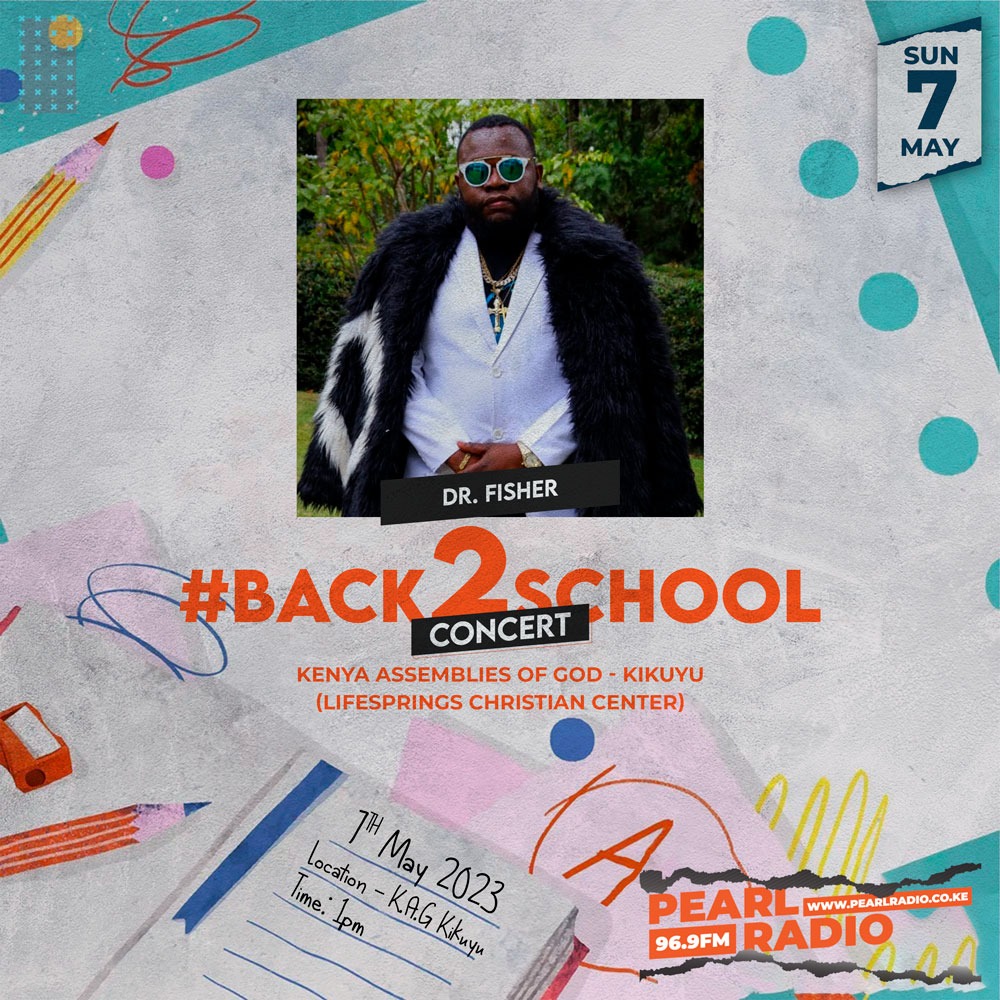 PearlRadioKe's tweet photo. For the very first time in the Back 2 School Concert. Introducing @drfisher_music He will be performing live at KAG -Kikuyu (Lifespring Christian Centre) from 1pm. Tag along and be part of this awesome experience
#Back2SchoolConcert
#PearlRadioKe https://t.co/nRngFDj6fq