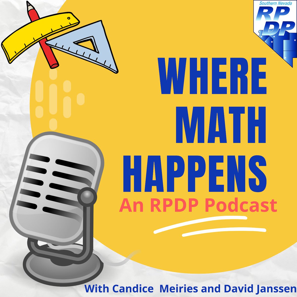 It’s here! Episode 6 of the Where Math Happens Podcast has just dropped! Take a listen to David and Candice as they explore Being a Problem Solver! tinyurl.com/RPDPpodcast6 #MathTeachers