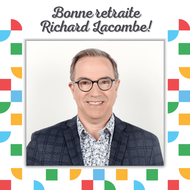 _ACELF's tweet photo. Notre directeur général, @dgacelf, complète aujourd’hui sa dernière journée de travail à l’ACELF. Reconnu pour son dynamisme, son expertise, sa facilité à créer des liens, son goût pour la collaboration et sa créativité, il ne sera certainement pas oublié. Bonne retraite Richard! https://t.co/Uie8kjCOoT
