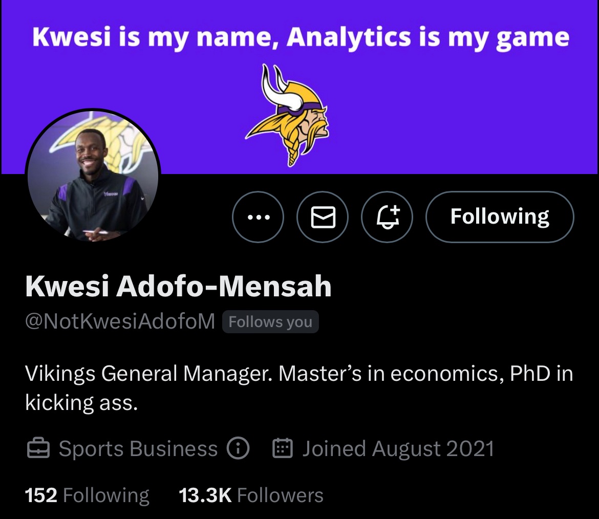 Got the casual GM follow back. We’re basically best friends.