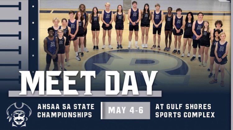 Best of luck to our Running Raiders today in Gulf Shores. Randolph’s Boys &amp; Girls Track and Field teams had 21 athletes qualify for the State meet after their excellent performance at Sectionals last weekend in Scottsboro. Go Raiders! #RaisetheR