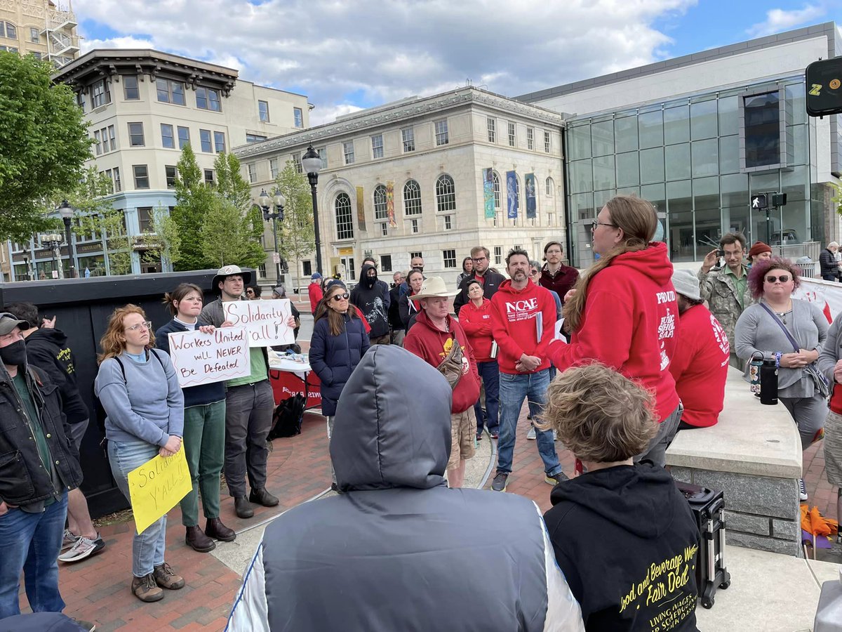 Earlier this week, we celebrated May Day with a fantastic rally. Organized by our very own WNC Workers Assembly, we all stood up for our rights and had a great time doing it