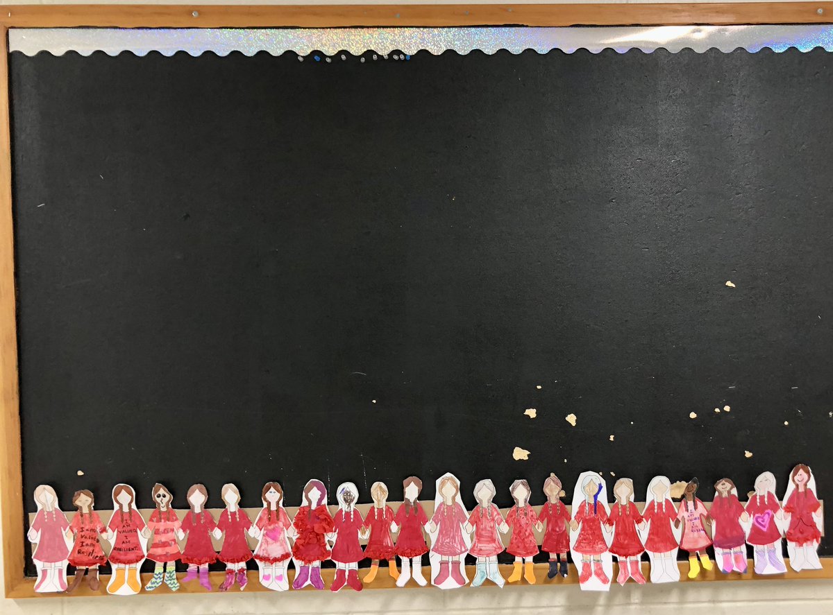 mmekkelly's tweet image. Our class had the pleasure of being the first to contribute to what will soon be a beautiful bulletin board filled for the Faceless Doll Project, for Red Dress Day on May 5 to honour missing and murdered indigenous women. @BurtonEBES @HRCE_NS #SeeWhatIAmLearning #MMIWG #MMIWG2S
