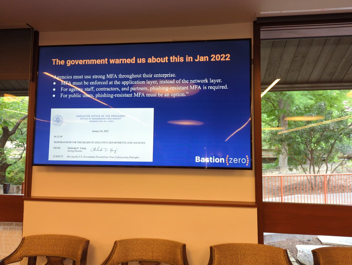 We have <a href="/goldbe/">Sharon Goldberg</a> from <a href="/getBastionZero/">BastionZero</a> laying down some MFA wisdom today at <a href="/DoDAustin/">DevOpsDays Austin</a>