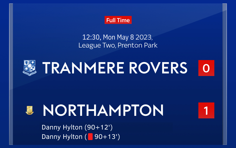 You heard it here first.

#ntfc #trfc #shoearmy