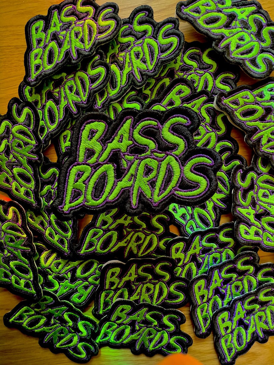 ⚠️PATCHES ARE IN!!⚠️

If you didn’t get a preorder there are a few extras available so grab one while they last!!💜💚

Pre-orders will start to ship soon over the next few days! 📦📪

bassboards.myshopify.com/products/bass-…