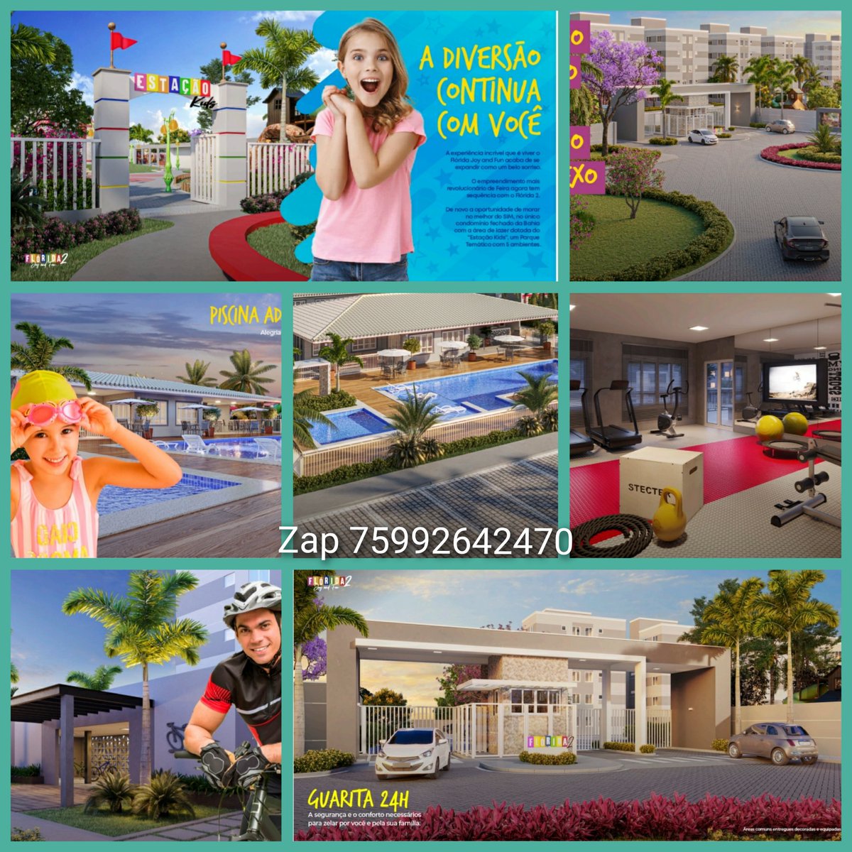 LANÇAMENTO* 🥳🥳🥳

Condomínio Florida 2 bairro SIM Feira de Santana.

📌 Condições imperdíveis:

✅ Apartamentos 2/4 a partir de 129 mil.
✅ Subsídio de 47.500,00
✅ Parcelas 450,00
✅ Zero de entrada
✅ Escritura Grátis 
☎️ Zap 75992642470
<a href="/jlima_imoveis/">Janailson lima</a>.    CRECI 24221
