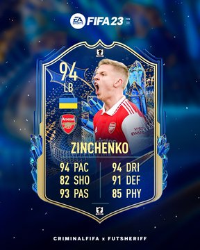 _PAFCBaz_'s tweet photo. 🚨Arsenal TOTS😍 

Insane season. Well deserved!🔥 

Make sure to follow @FUT_Sherif &amp; @Criminal__x 

#fifa23 #fifacoins #fifa23leaks #fifaultimateteam #ultimateteam #eafc #eafcnews #fifa23news #futsheriff #news #football #fifa https://t.co/vaP9ISeq9b