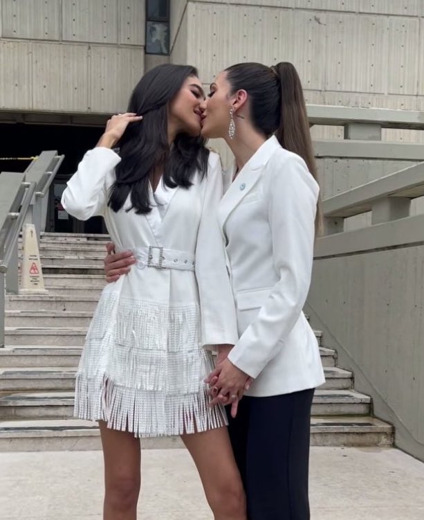 SAddicted97's tweet photo. First, Miss Puerto Rico and Miss Argentina that fell in LOVE and got married
Now, Englot, Two Miss Thailand
We are not single, We are looking in the wrong place. 
We lesbians have to join a pageant 😂😂😂 @unsolicitdtruth https://t.co/AGb8EnIVtL
