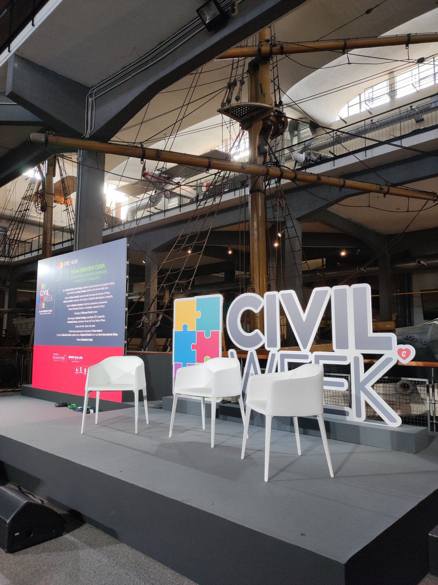 Ci siamo quasi, manca pochissimo all'inaugurazione della terza edizione di #Civilweek2023, la festa-evento dedicata alla cittadinanza attiva organizzata da <a href="/Corriere/">Corriere della Sera</a> e dalla nostra redazione. Vi aspettiamo fino a sabato al Museo Scienza e Tecnologia Leonardo Da Vinci ❤️