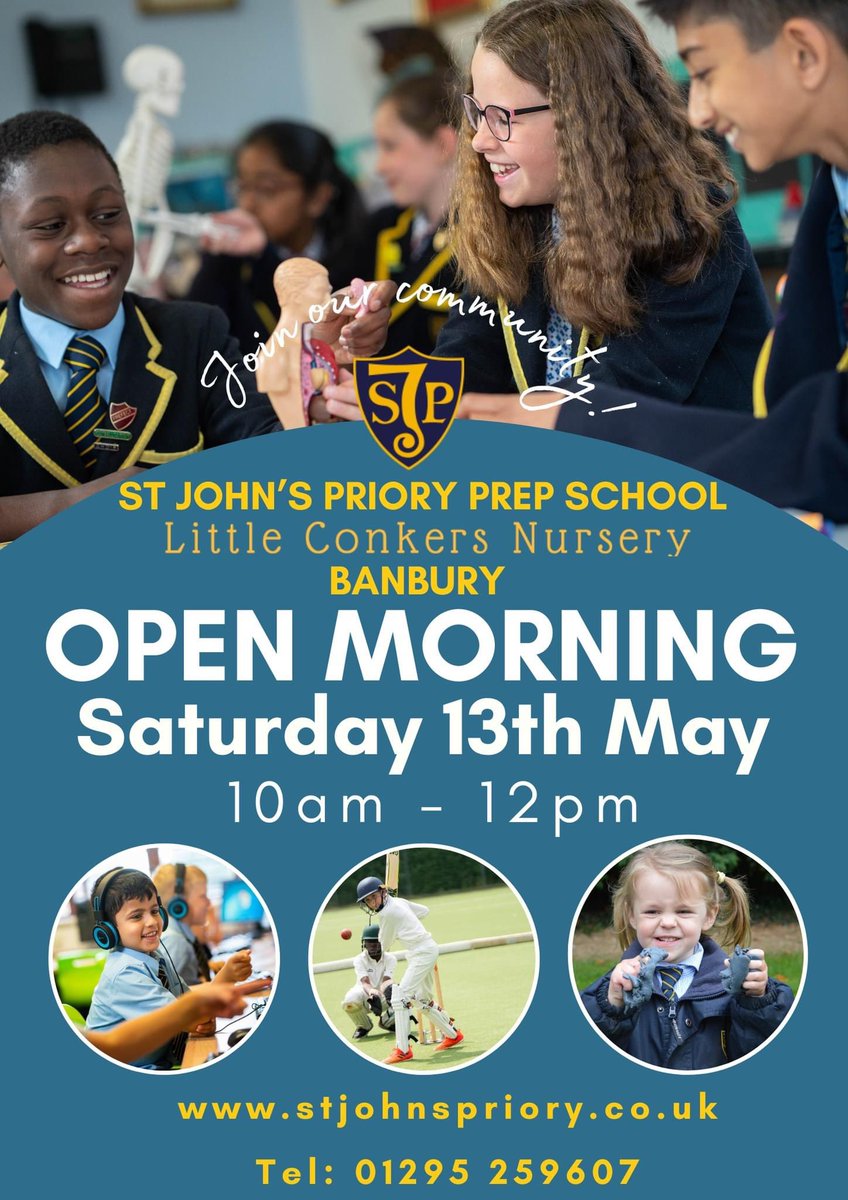 StJohnsPriorySchool (@stjohnspriory) on Twitter photo We are welcoming local families to see what makes our school such a special place in the heart of Banbury town. Email: admissions@stjohnspriory.co.uk or call 01295 259607 to book a place #Banbury #openmorning #Banburyshire We are welcoming local families to see what makes our school such a special place in the heart of Banbury town. Email: admissions@stjohnspriory.co.uk or call 01295 259607 to book a place #Banbury #openmorning #Banburyshire