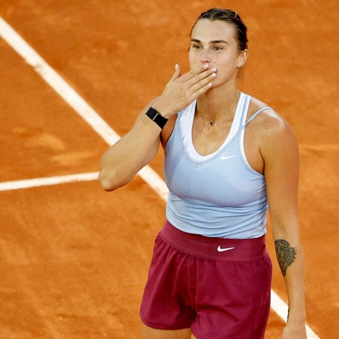 RelevantTennis's tweet photo. Sabalenka has now reached the final in 5/7 tournaments played this season.  

Adelaide 1 – W
Australian Open – W  
Indian Wells – F  
Stuttgart – F  
Madrid – F*

She consolidates the lead in the Race, with 4480 points (Rybakina, #2, has 3276). 

Impressive. https://t.co/7mhn4TOms7