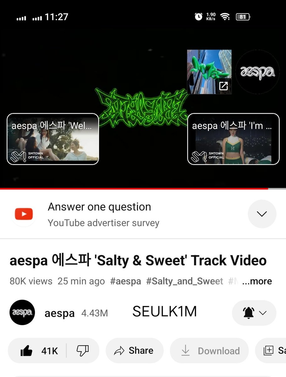 SEULK1M's tweet photo. THIRSTY TRACK VIDEO
#Thirsty #aespa_MYWORLD 
#aespa @aespa_official https://t.co/5jREM9eE45