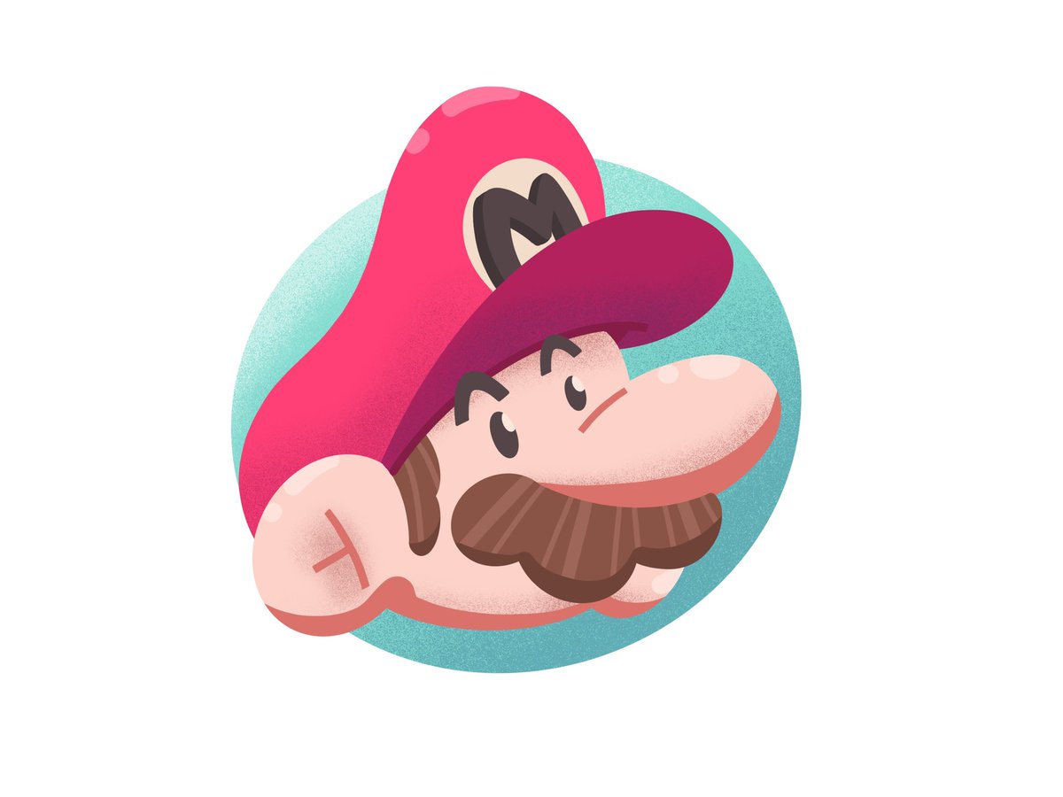 I’m drawing again 😊
A small portrait of #Mario inspired by #SuperMarioWorld on #SuperNintendo