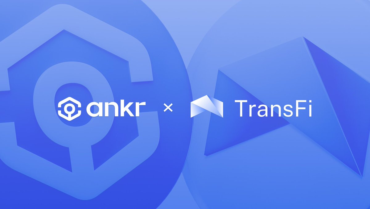 ankr's tweet photo. Ankr 🤝 @getTransFi

The Ankr AppChains product is about empowering enterprises and Web3 applications to reach millions of new users by improving the technology and user experience behind them ⚡️

With this idea in mind, we have partnered with TransFi to offer the optional feature of a fiat onramp/offramp solution 🤩

Learn more below ⬇️
https://t.co/KQvRLxz4PQ