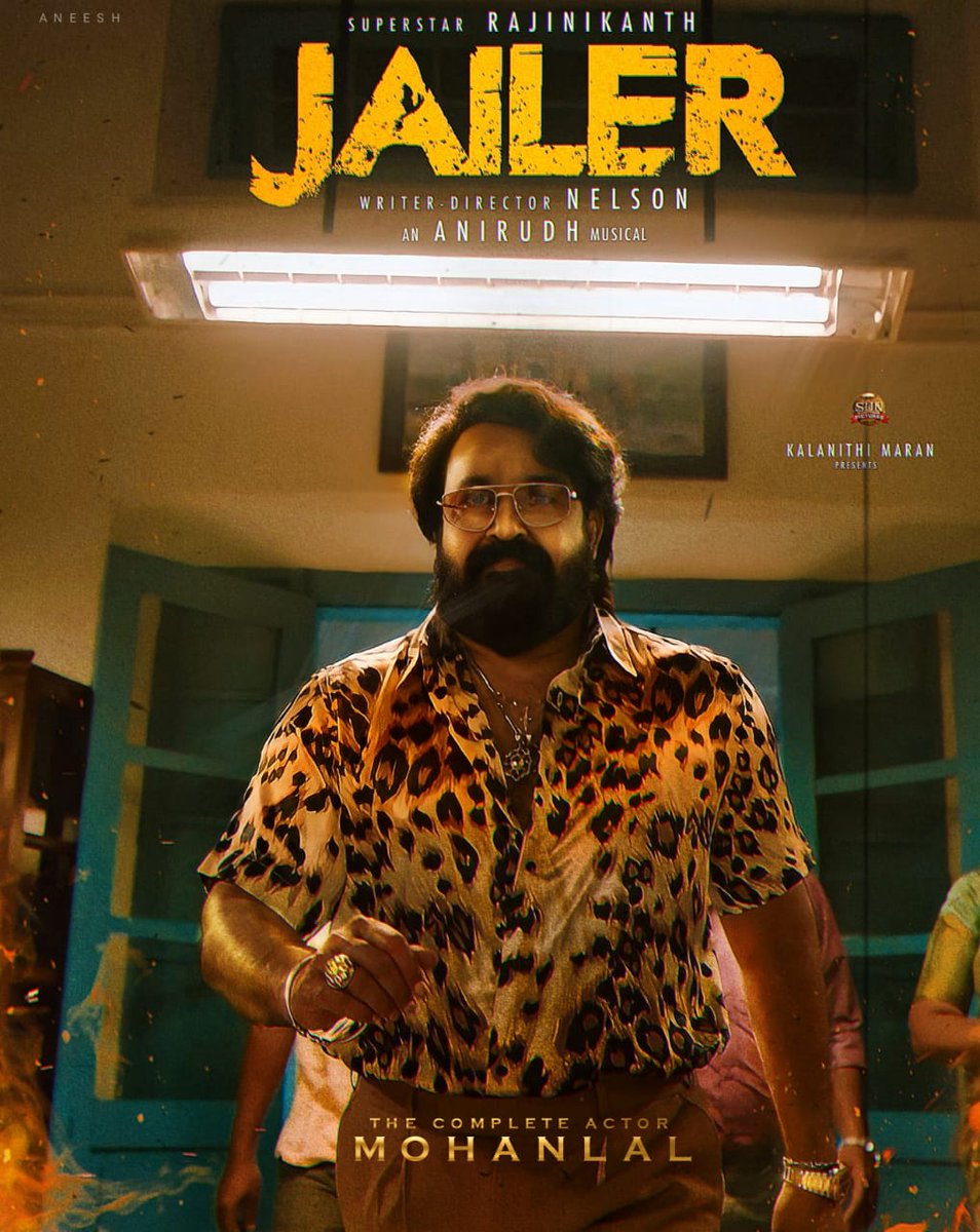 KollywoodStreet's tweet photo. That majestic walk of #jailer hero @Mohanlal 🔥

#Mohanlal #KollywoodStreet https://t.co/jLM2s7AQoG