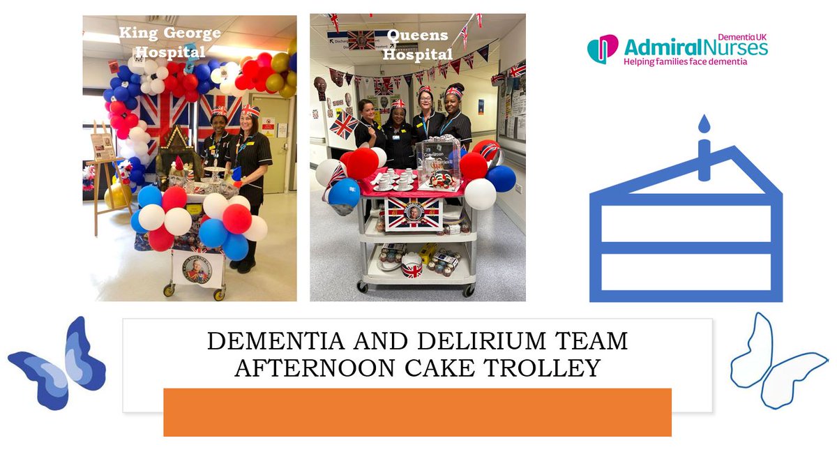 BHRUT Dementia and Delirium Team๐ (@bhrut_dementia) on Twitter photo Our amazing Dementia and Delirium Assistants in their striking uniform went to the different wards in Queen's Hospital and King George Hospital serving cakes to our lovely patients in celebration of the King's Coronation!
<a href="/dcapasso/">Daniela Capasso</a>
<a href="/GaryEtheridge3/">Gary Etheridge RN</a>
<a href="/DementiaUK/">Dementia UK</a>
<a href="/BHRUT_NHS/">BHRUT NHS ๐ฅ</a> Our amazing Dementia and Delirium Assistants in their striking uniform went to the different wards in Queen's Hospital and King George Hospital serving cakes to our lovely patients in celebration of the King's Coronation!
<a href="/dcapasso/">Daniela Capasso</a>
<a href="/GaryEtheridge3/">Gary Etheridge RN</a>
<a href="/DementiaUK/">Dementia UK</a>
<a href="/BHRUT_NHS/">BHRUT NHS ๐ฅ</a>