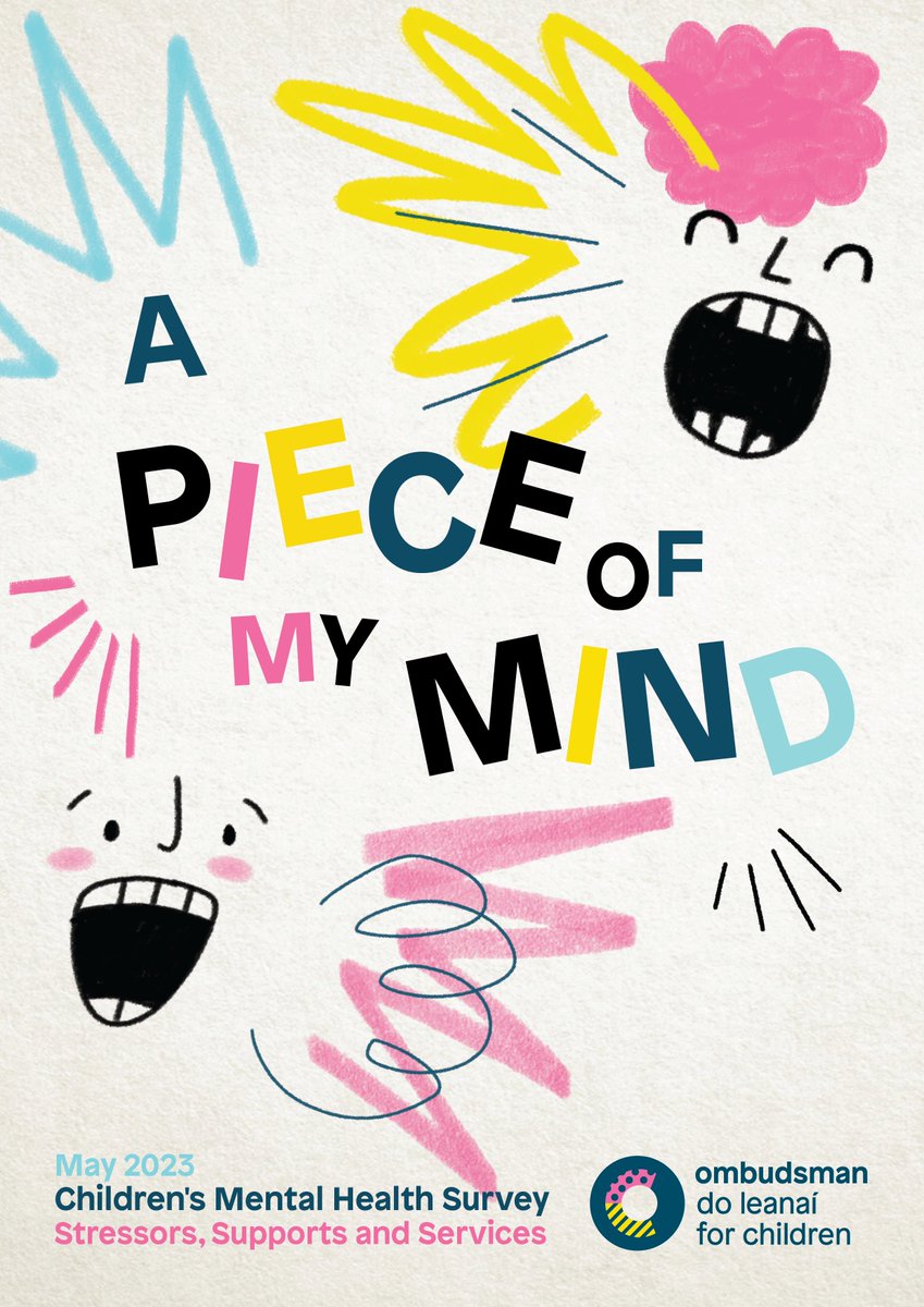 🧠 A Piece Of My Mind 🧠

We surveyed 2,166 children in Ireland on their mental health experiences.

6 in 10 children who attended Child and Adolescent Mental Health Services in the past year had difficulty accessing the service.

Read the full report: oco.ie/library/a-piec…