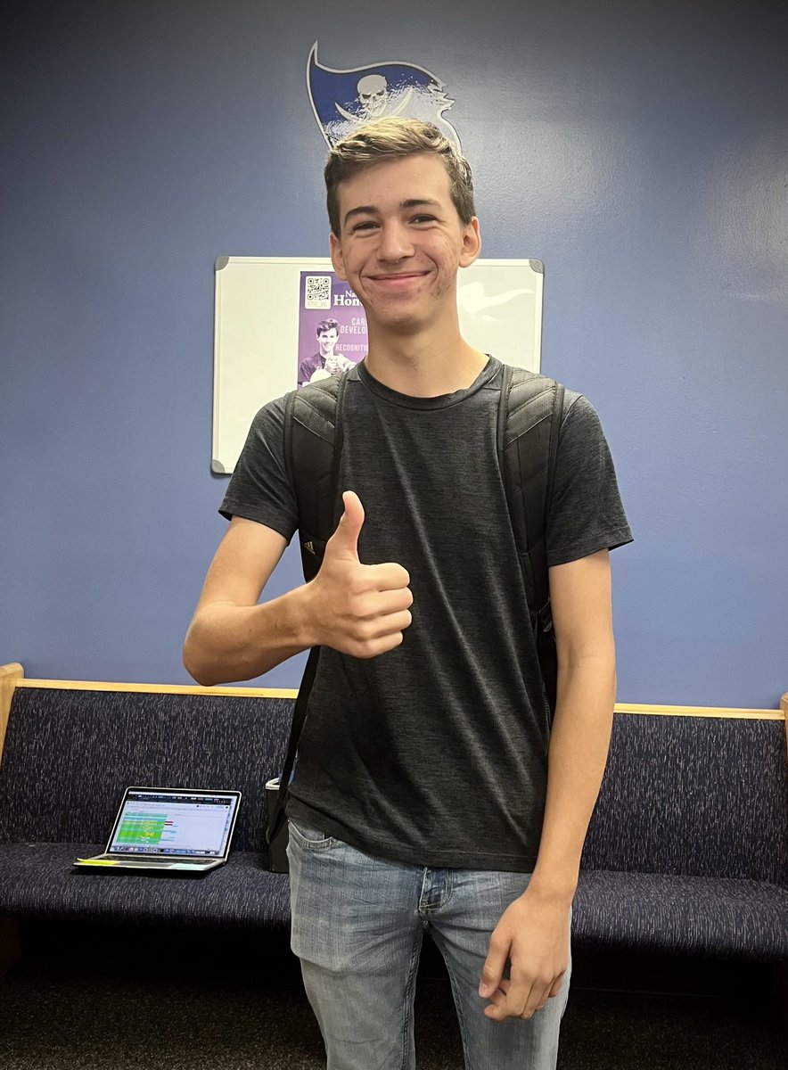 jossler53's tweet photo. Shout out to Isaac for becoming our first ever MHS Cyber Security Student to earn IT Fundamentals Certification! #Classrooms2Careers #WhyMHS #CertifiedPirate @CteMatanzas @FlaglerCTE @kboze18 @FlaglerSoup https://t.co/Bu2zH7AALi