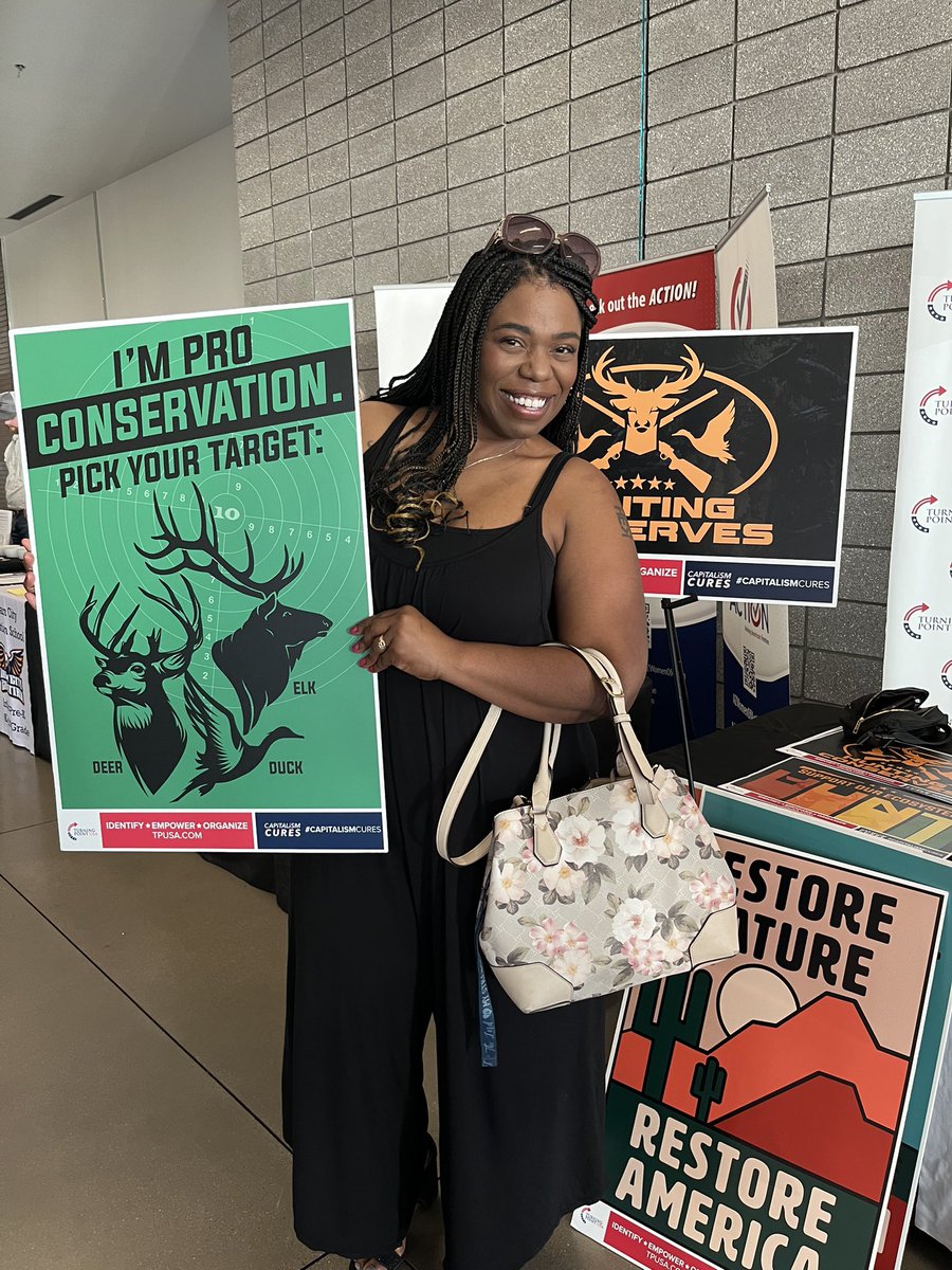 basednblessed's tweet photo. The TPUSA High School HUNTING kit made its debut at Freedom Night in America, I am already SOLD OUT and need a restock asap‼️
#proactiveparents raise #fearlessleaders
Last night's theme applies every day: JESUS IS KING https://t.co/nFU8M5xX6t