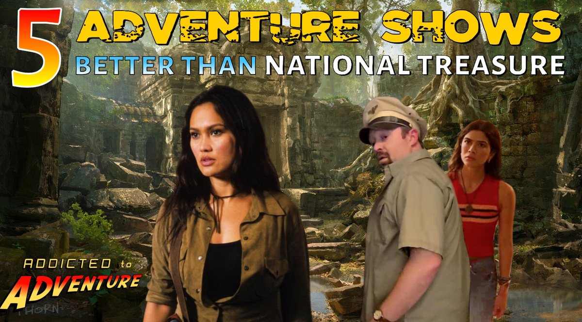 A new episode is live on YouTube!

This time, I highlight 5 adventure shows better than National Treasure: Edge of History.

youtu.be/Zq4XrTxGb2c

#NationalTreasure #nationaltreasureedgeofhistory #nationaltreasureseries