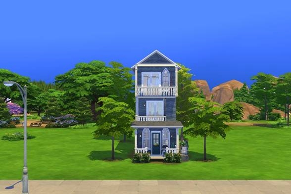 Elybee613's tweet photo. I just shared the Tall Shell Chalange Lot on #TheSims4 Gallery! https://t.co/K365aEJyQj