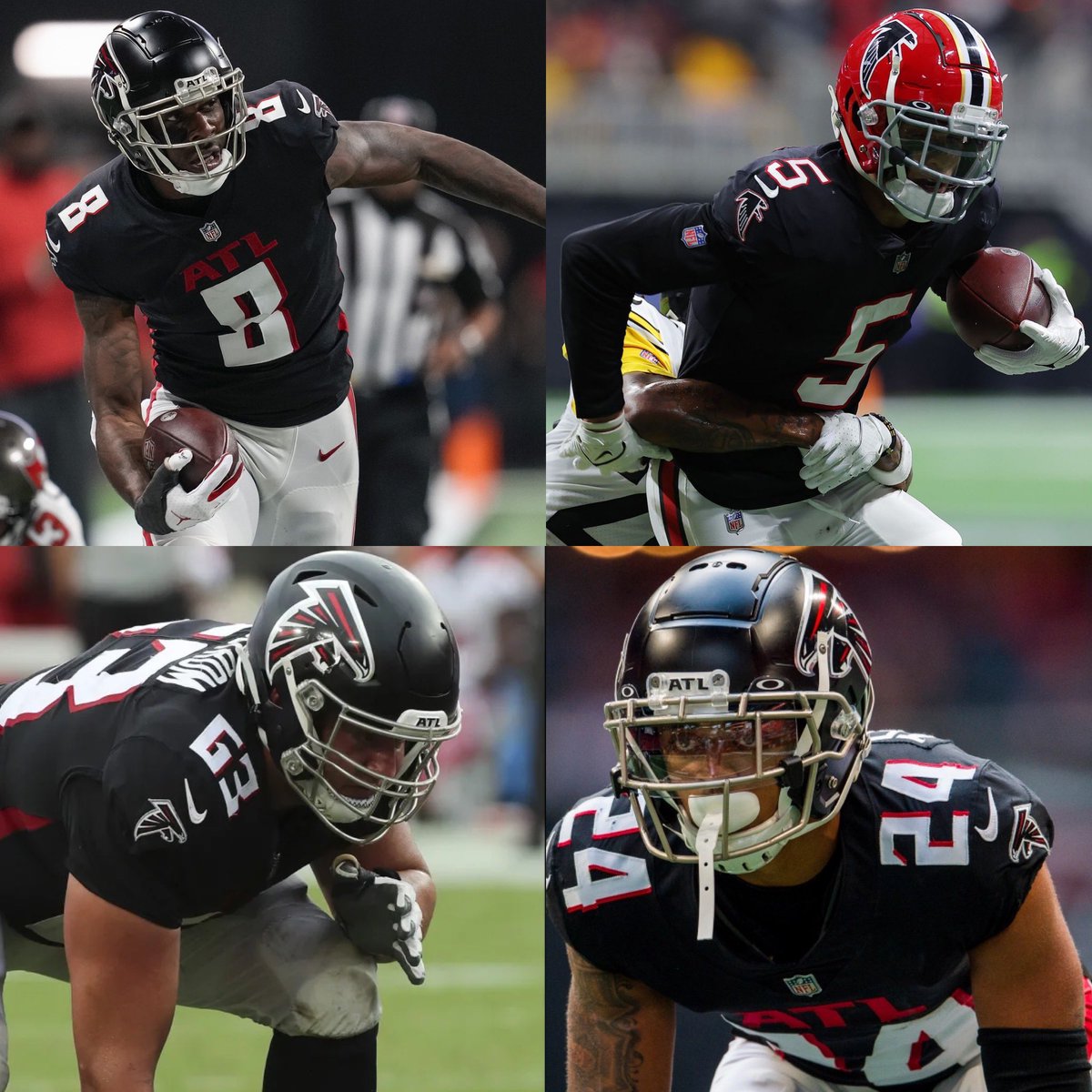 BeerlyFootball's tweet image. You can trade for one player on the Falcons… Who you taking 💪