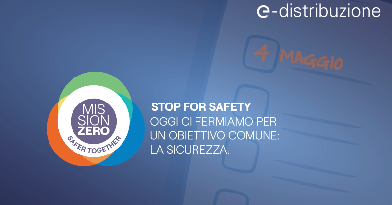 edistribuzione's tweet photo. Si chiama #StopForSafety ed è una giornata di sensibilizzazione e riflessione su un tema per noi fondamentale: la #sicurezza sul luogo di lavoro. Scopri di più sulle attività e sugli incontri che abbiamo organizzato per l’occasione. 👉 #EDistribuzione #S4S
