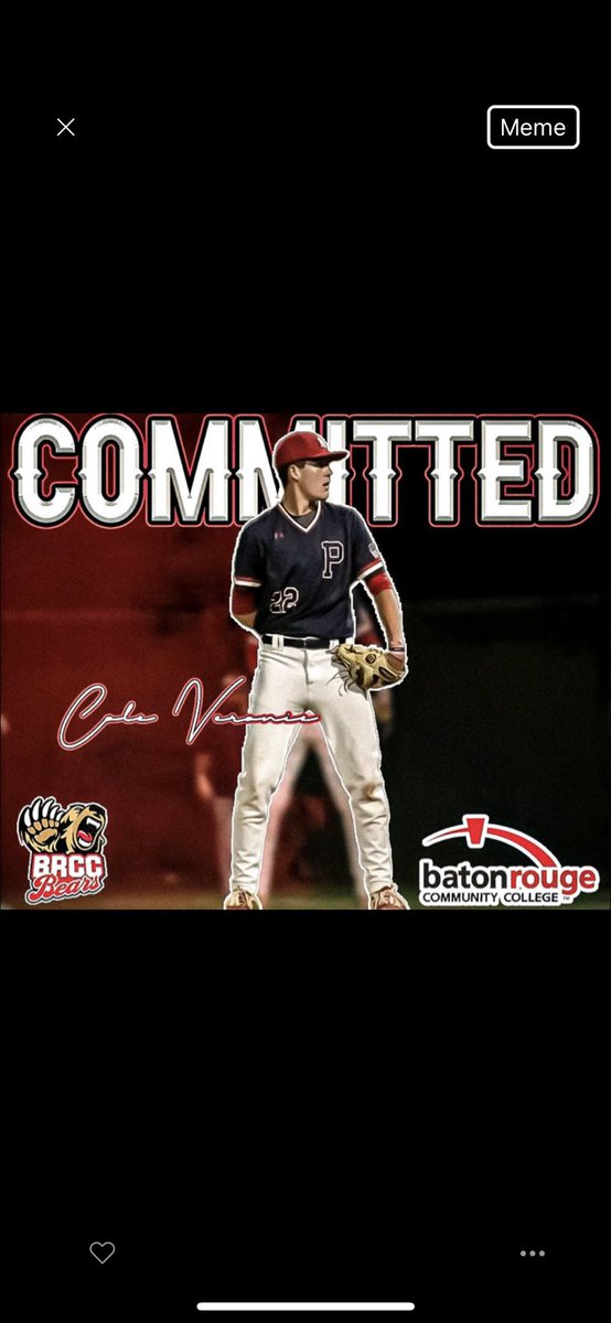 Extremely excited to announce that I will be furthering my athletic and academic career at BRCC. I want to thank my family, coaches, and friends who have all been a part of the journey! <a href="/NVHS_baseball/">Patriot Baseball</a> <a href="/team_louisiana/">Team Louisiana Baseball</a> @CoachSim_13 <a href="/BRCC_Baseball/">BRCC Bears ⚾️</a> <a href="/jtrahan03/">Jeremy Trahan</a>