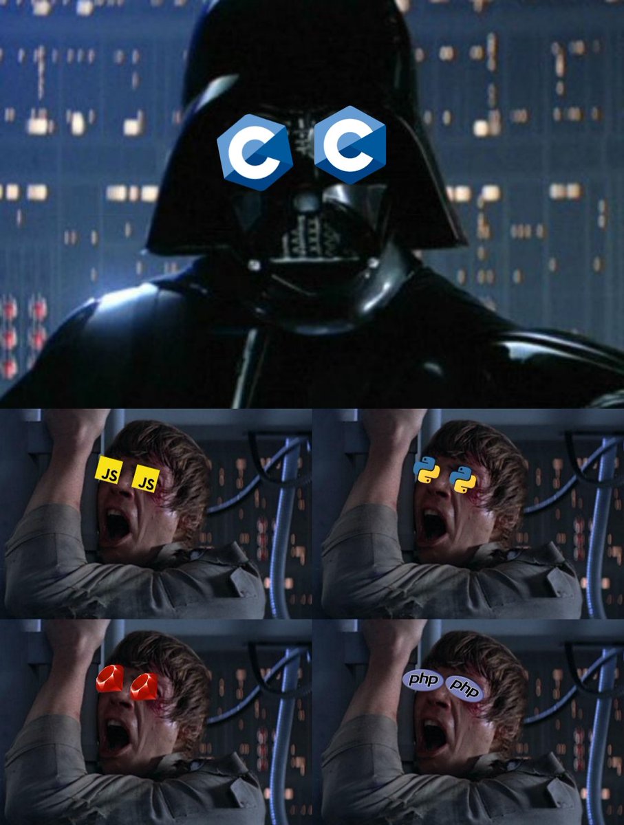 iwilldotdev's tweet photo. #MayThe4thBeWithYou
#programacao #programming #programador #programmer #vidadeprogramador https://t.co/KFQFcdQNA6