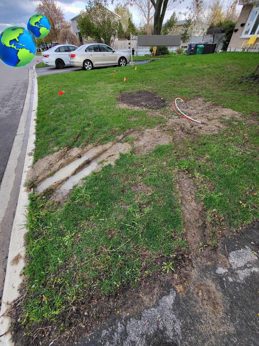 JimmyKane25's tweet image. So @Bell did work in our area over 2 months ago, tore up our front yard, lawn is destroyed, still have 2 big cables sticking out of the ground, &amp;amp; looks just horrible. I was wondering when u guys are coming to fix the damage like you said you were? #bell #problems @CRTCeng @bbb_us