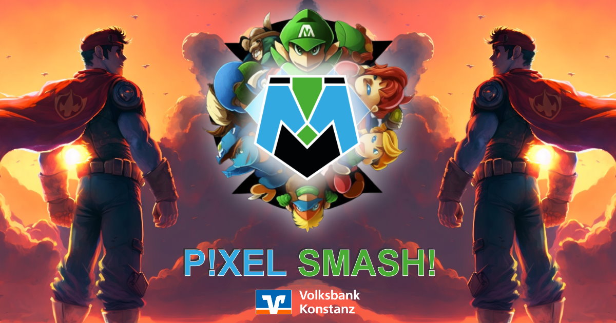 P!xel Smash die Zweite!
Let's Smash! Wir veranstalten unser erstes Super Smash Bros. Ultimate Turnier, welches am Samstag, dem 06. Mai 2023 stattfindet!
Willst du dabei sein? Dann melde dich rechtzeitig an.
► start.gg/tournament/p-x…