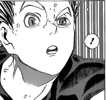 goodnight everyone especially to this panel of bokuto scrunching his nose <33
