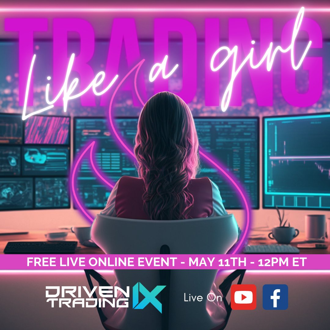 drivenuniverse's tweet image. Calling all girls, traders or not. 💃🏋️‍♀️🏄‍♀️👩‍🎓 Mark your calendars and don’t miss this live online event. Meet women from around the world who are learning how to trade, see how that’s impacting their lifestyles in powerful ways and learn how YOU can do it too. 🔥🔥🔥