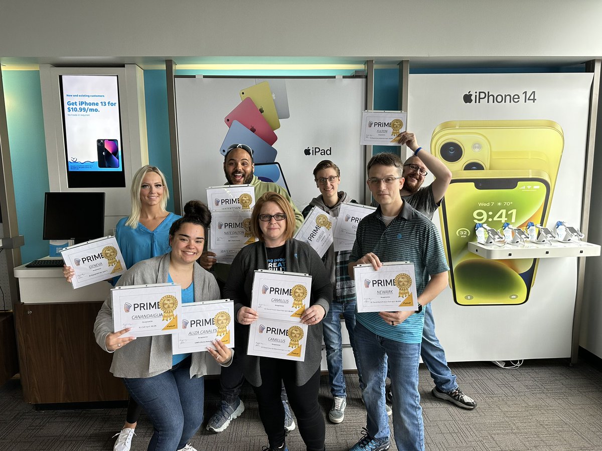 Incredible way to start May the 4th! Leadership meeting with the Prime Syracuse team! #TopGunAR April awards and donuts! @OneNYNJ @theeastregion @Hope_Chapman @AR_Retail_Chnnl @judy_cavalieri @DennisJFosterJR