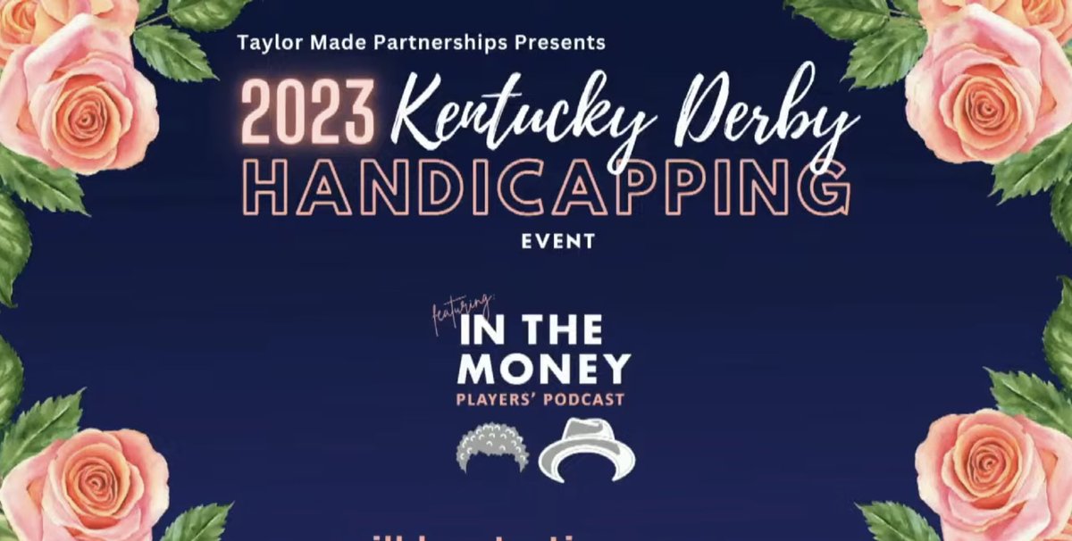 InTheMoneyMedia's tweet photo. #ICYMI @loomsboldly , @Utbighair , and @pshelton8 w/ @V_Binnie_Ryle hosting as they discuss the Pick Four on Friday including the Oaks and the Pick Six on Saturday with a deep dive into the @KentuckyDerby
Thank you our hosts and are great partners over at @TMPartnerships https://t.co/CK6E5seHZC