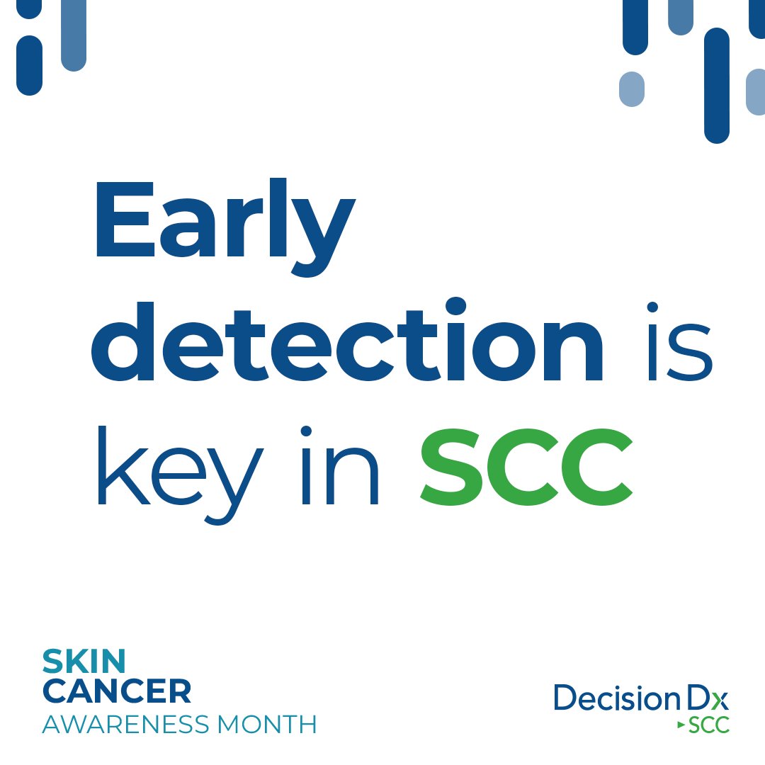 CastleBio's tweet photo. DecisionDx-SCC accurately identifies the risk of metastasis in SCC patients with one or more risk factors.

#skincancerawarenessmonth #scc #skincancer #DecisionDx https://t.co/7chl1YBJGE