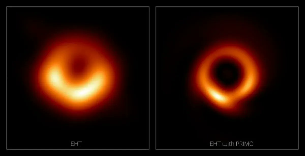 Have you seen this AI image makeover of Pōwehi? What do you think of it? Using advanced modeling of EHT images could help better understand the characteristics of supermassive black holes. #BlackHoleWeek

buff.ly/41SSQBz