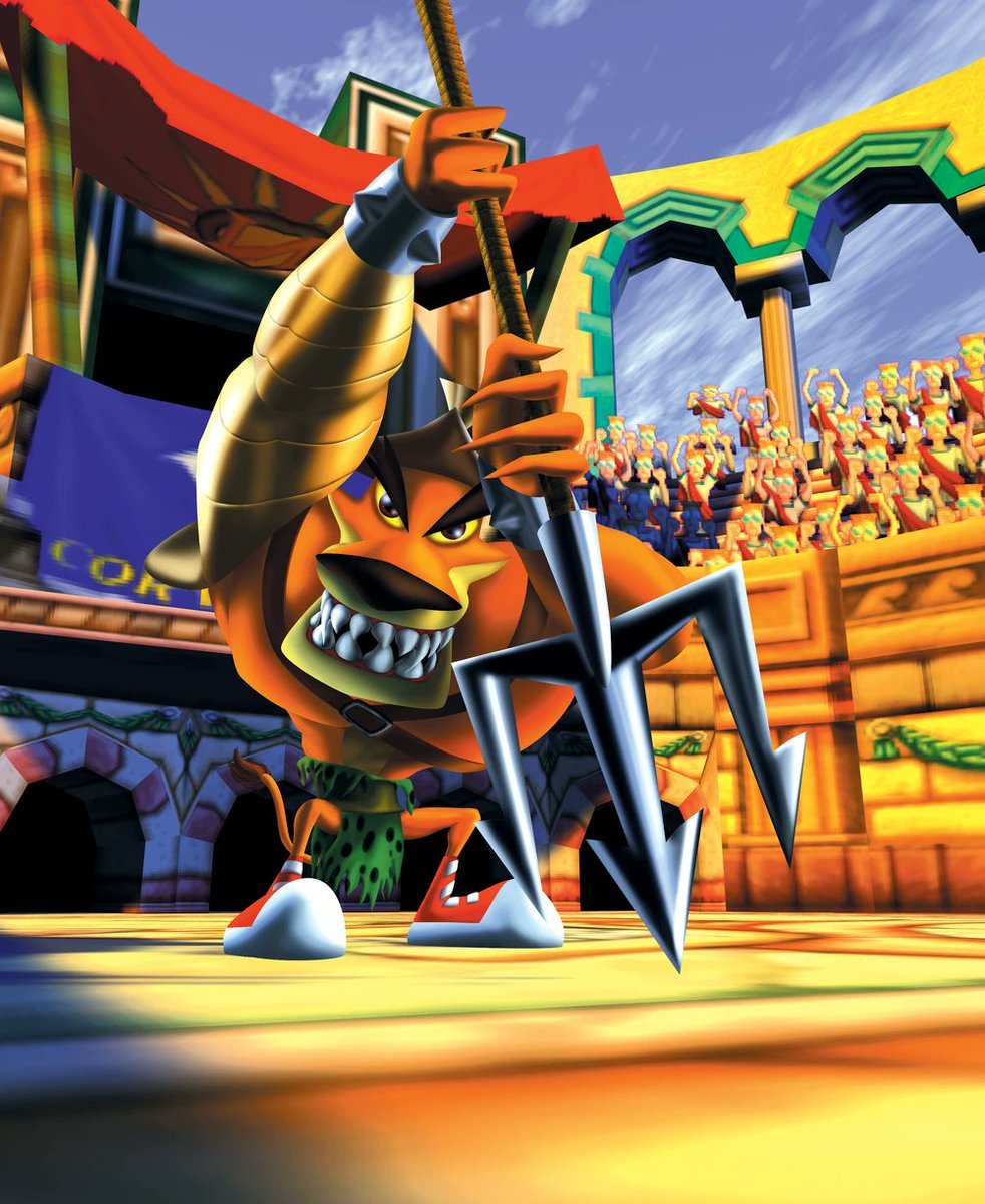 SonyCharactersF's tweet photo. The Sony Character of the Day is:
Tiny Tiger
From: Crash Bandicoot 2: Cortex Strikes Back
#SonyCharacteroftheDay #CrashBandicoot #NaughtyDog #PlayStation #SonyInteractiveEntertainment #UniversalInteractive #Activision #ActivisionBlizzard https://t.co/ygU24RiAET