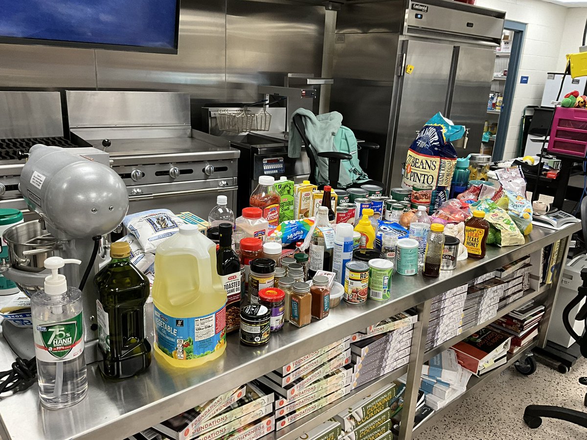 McAllenISDCTE's tweet photo. Our @aechsculinary BBQ team hard at work creating recipes for Grill Wars at Tech Wars on May 16th #GreatnessStartsHere https://t.co/nsK9Jd2DTO