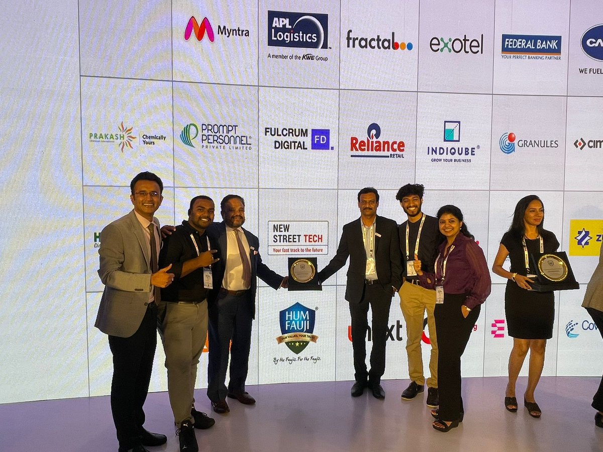 New_Street_Tech's tweet photo. Team New Street scales another daunting height! Awarded Economic Times Future Ready Organization tonight ! Happy moments for a proud team!
@EconomicTimes @ETHRWorld 
#Innovation #FutureReady #ET https://t.co/oXVPz0qjsn