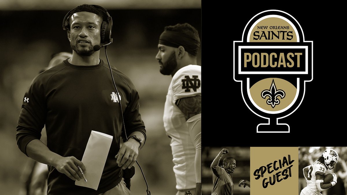 Saints Pod is up! 🎙️ Notre Dame HC @Marcus_Freeman1 joins @ErinESummers to talk about #Saints 2nd Round Pick Isaiah Foskey (@IFoskey) & TCU RB Coach @AnthonyJonesFB comes on to talk about 3rd Round Pick Kendre Miller (@Offical_dre11) 🔥 🔗 neworlns.co/050423S